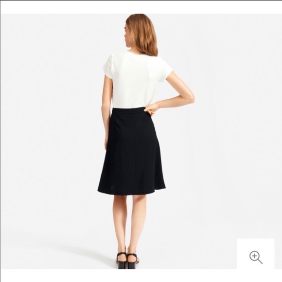 Everlane Japanese GoWeave Swing Skirt, 8 - Picture 3 of 7